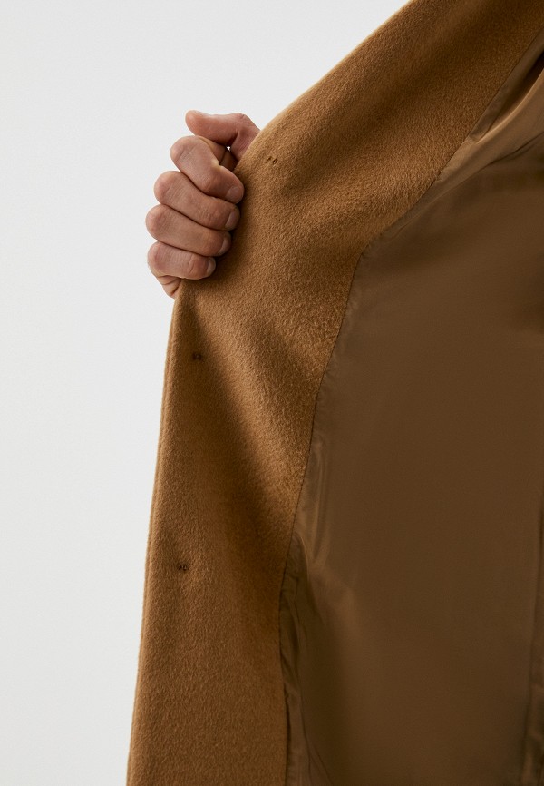 Пальто United Colors of Benetton коричневый, размер 52, фото 4