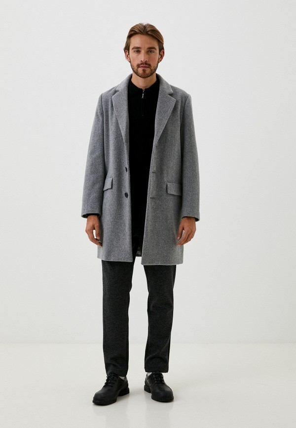 Пальто United Colors of Benetton серый, размер 46, фото 2