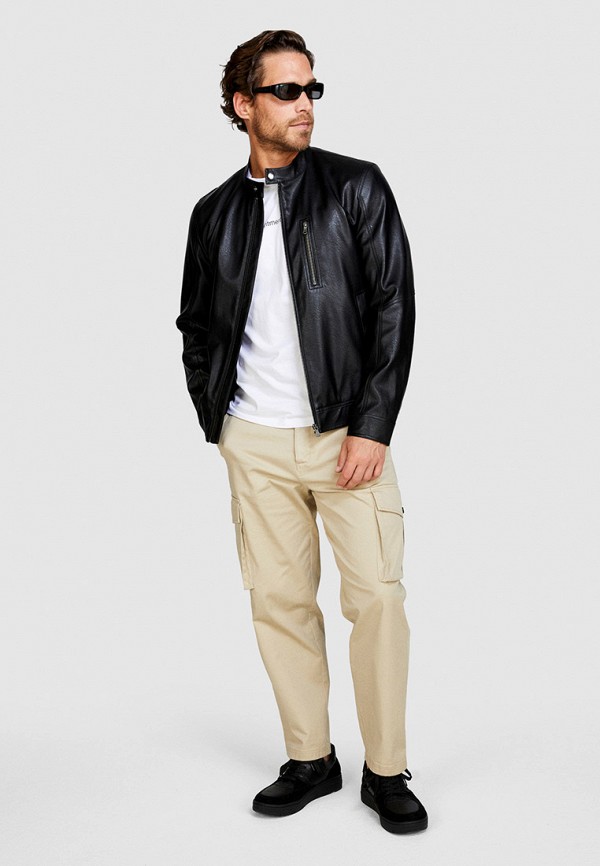 фото Куртка кожаная sisley