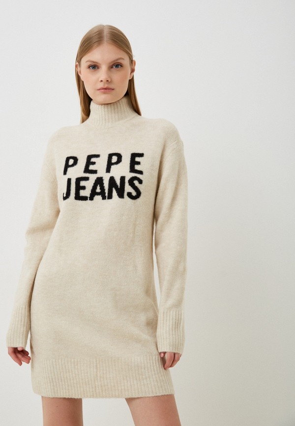 

Платье Pepe Jeans, Бежевый