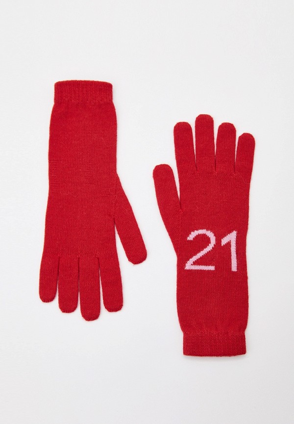 Перчатки N21 красного цвета