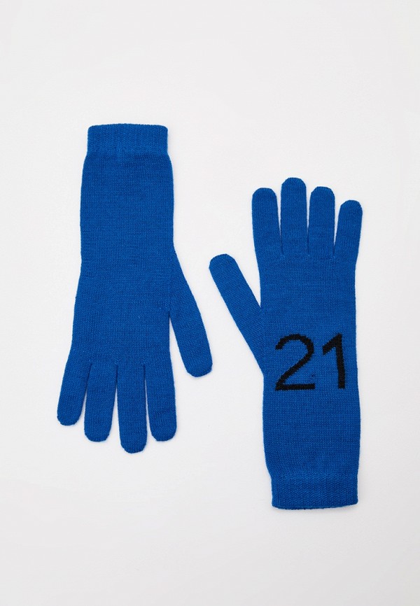 Перчатки N21 синего цвета