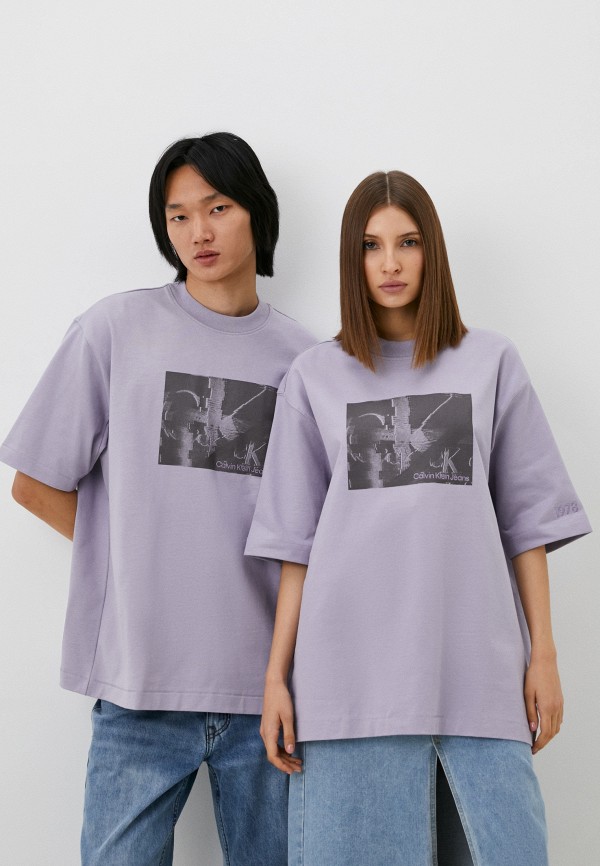

Футболка Calvin Klein Jeans, Фиолетовый