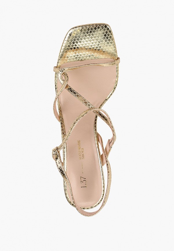 Босоножки L37 золотой, размер 38, фото 4