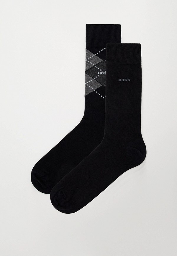 

Носки 2 пары Boss, Черный, 2P RS Argyle CC