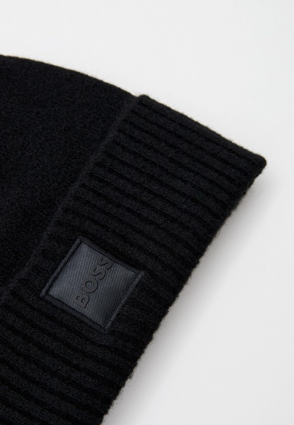 Шапка и шарф Boss черный, размер 00, фото 3