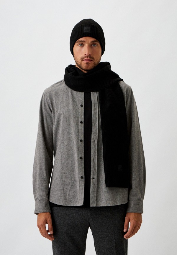 Шапка и шарф Boss черный, размер 00, фото 7