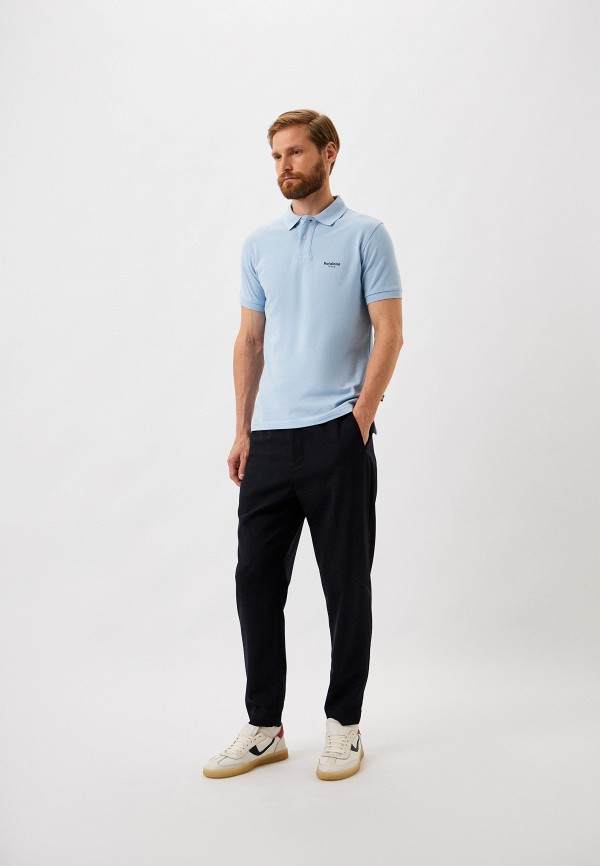 Поло Baldinini Trend голубой, размер 50, фото 2