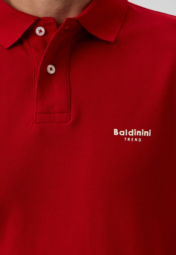 Поло Baldinini Trend красный, размер 48, фото 4