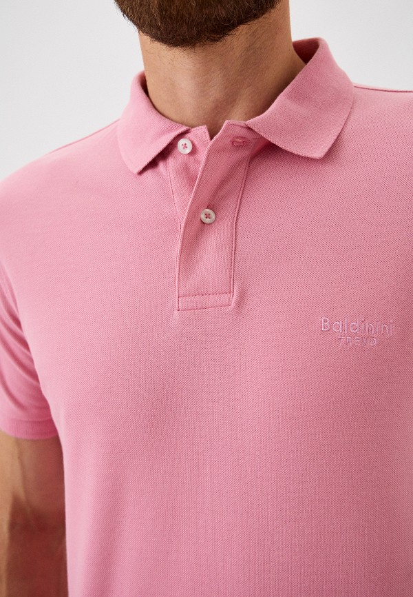 Поло Baldinini Trend розовый, размер 52, фото 4