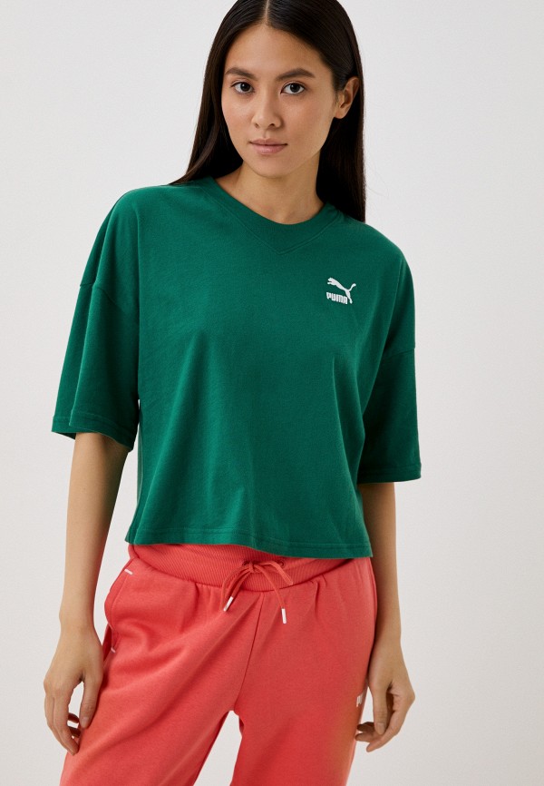 

Футболка PUMA, Зеленый, CLASSICS Oversized Tee