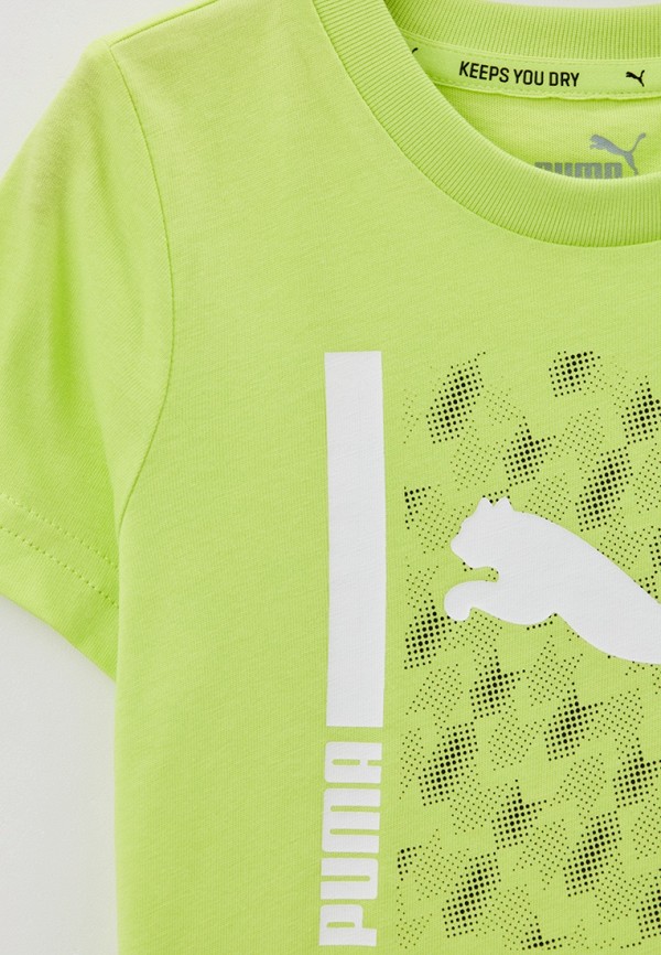 Футболка PUMA зеленый, размер 116, фото 3