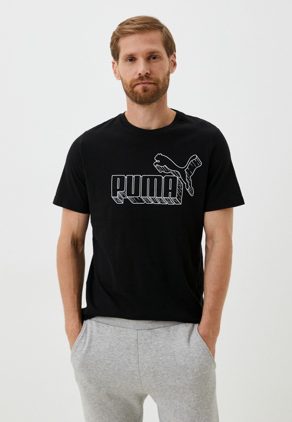 

Футболка PUMA, Черный, No. 1 Logo Graphic Tee