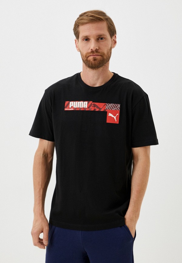 

Футболка PUMA, Черный, PUMA Box Graphic Tee