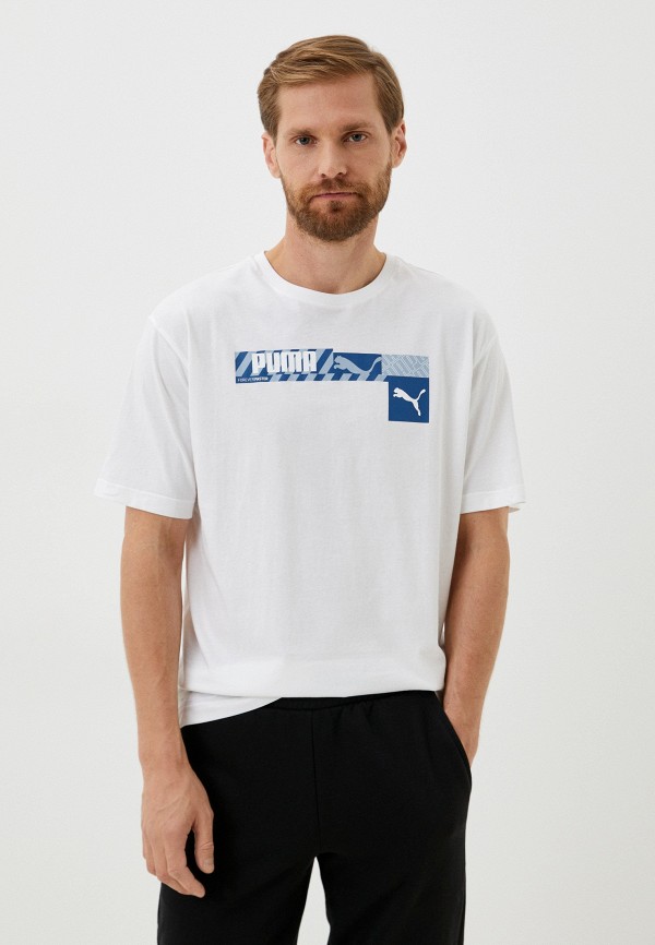 

Футболка PUMA, Белый, PUMA Box Graphic Tee