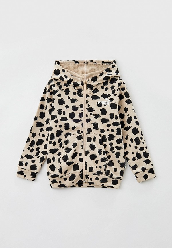 

Толстовка PUMA, Бежевый, ESS+ ANIMAL Full-Zip Hoodie