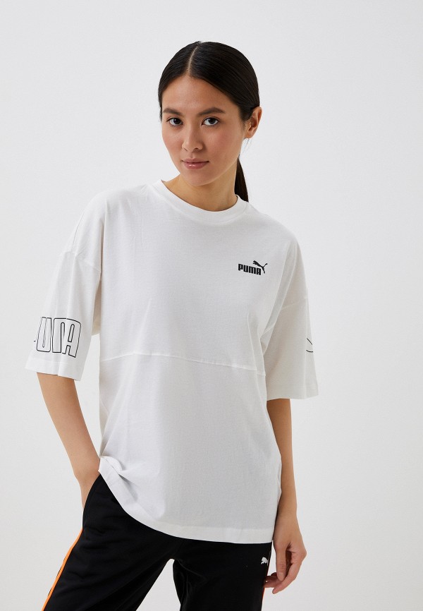 

Футболка PUMA, Белый, PUMA POWER Colorblock Tee