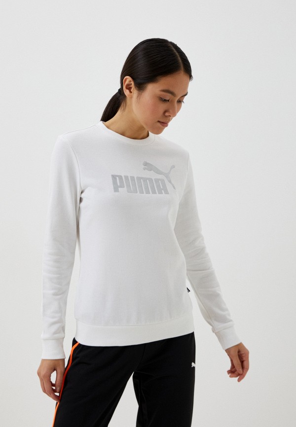 

Свитшот PUMA, Белый, ESS+ Metallic Logo Crew