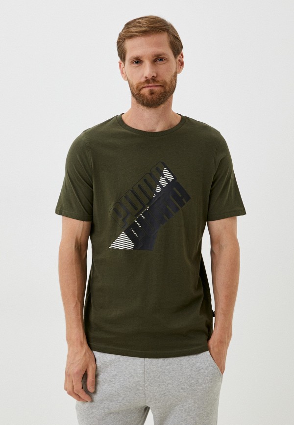 

Футболка PUMA, Хаки, Puma Power Logo Tee