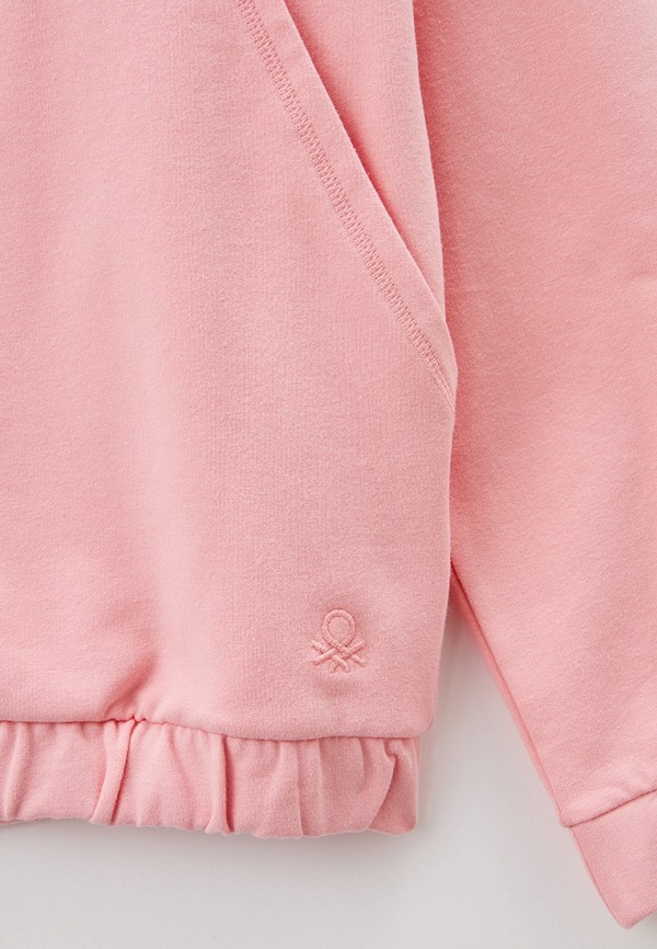 Толстовка United Colors of Benetton розовый, размер 130, фото 3