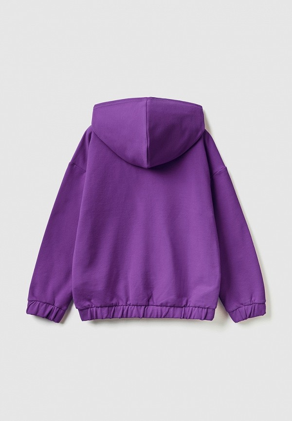 Толстовка United Colors of Benetton фиолетовый, размер 168, фото 2