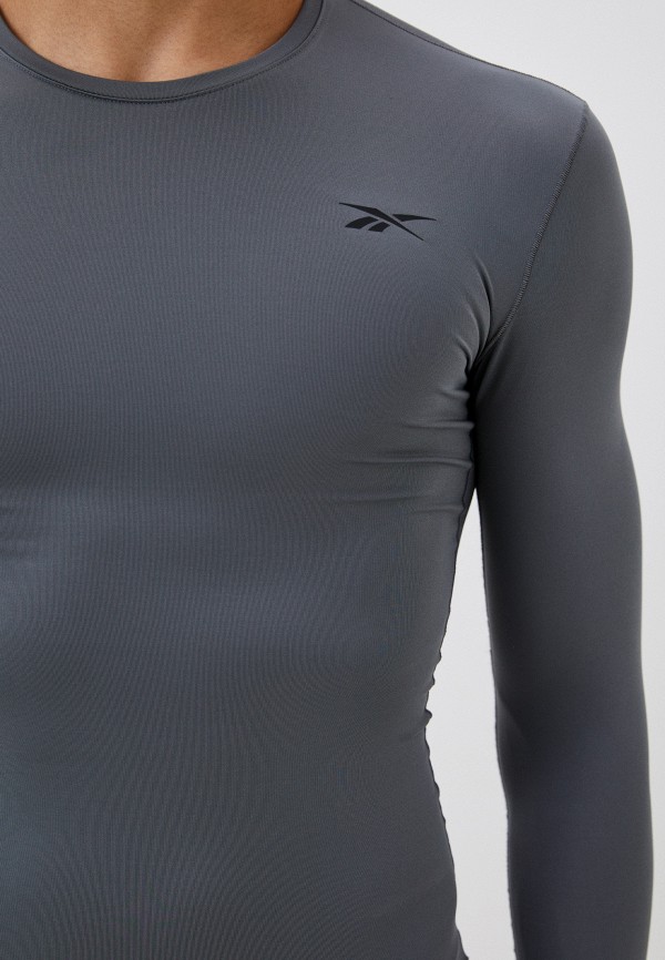 Лонгслив компрессионный Reebok серый, размер 56, фото 3