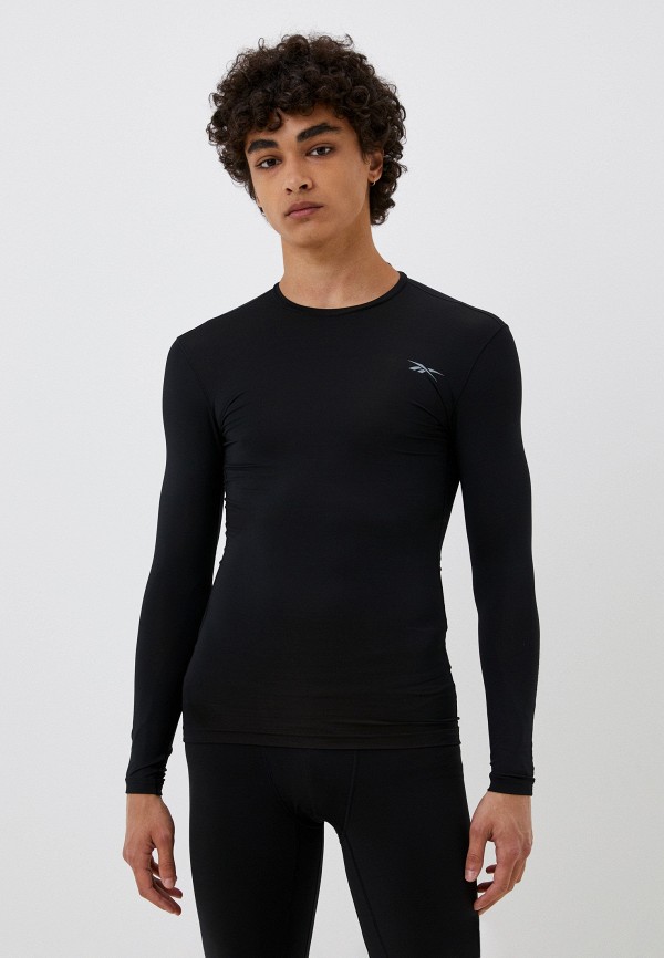 

Лонгслив компрессионный Reebok, Черный, COMPRESSION LONG SLEEVE