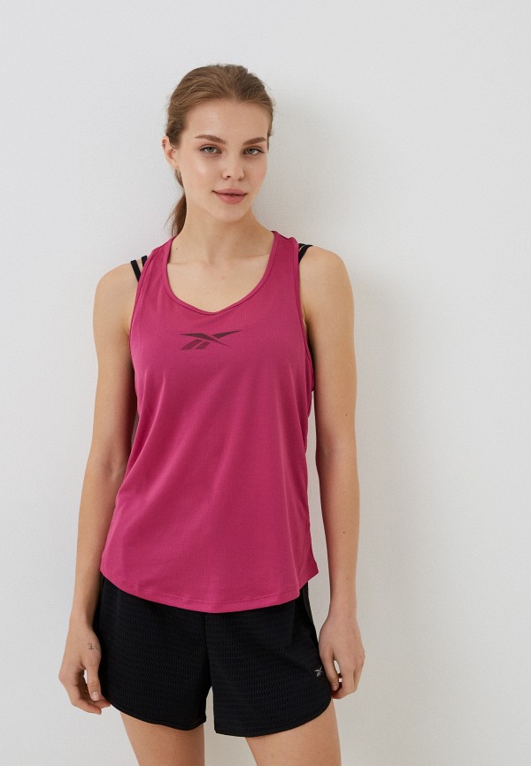 

Майка спортивная Reebok, Фуксия, RUNNING SPEEDWICK GRAPHIC TANK