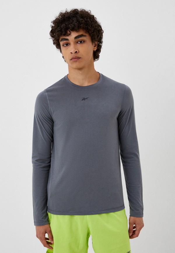 

Лонгслив спортивный Reebok, Серый, TRAIN SUPREMIUM LONG SLEEVE T-SHIRT