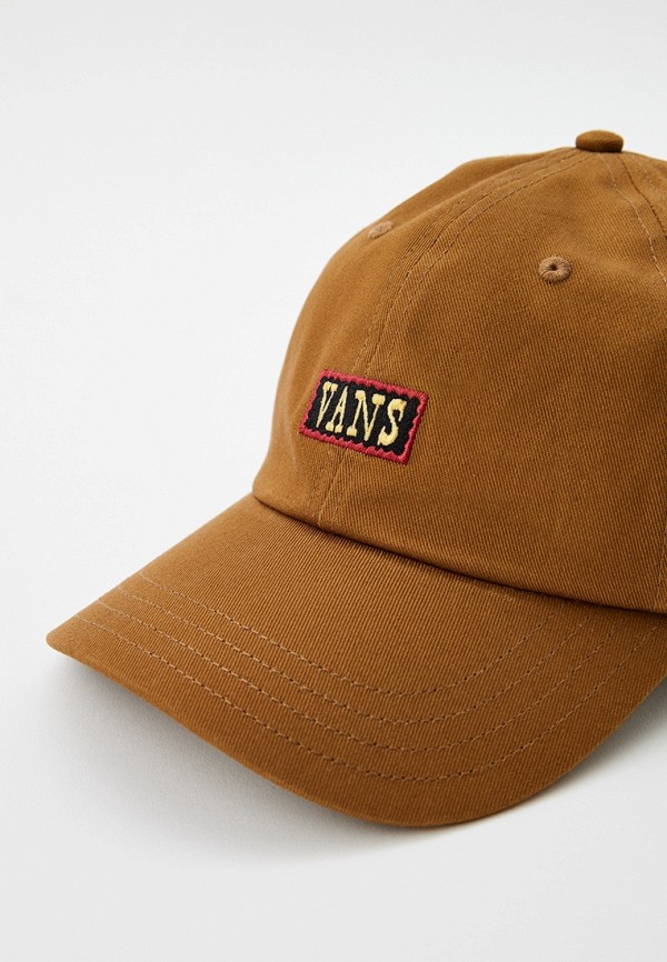 Бейсболка Vans коричневый, размер 00, фото 3