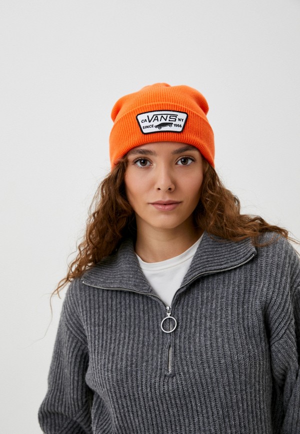Шапка Vans оранжевый, размер 00, фото 5