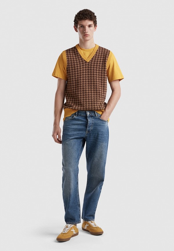 Жилет United Colors of Benetton разноцветный, размер 52, фото 2