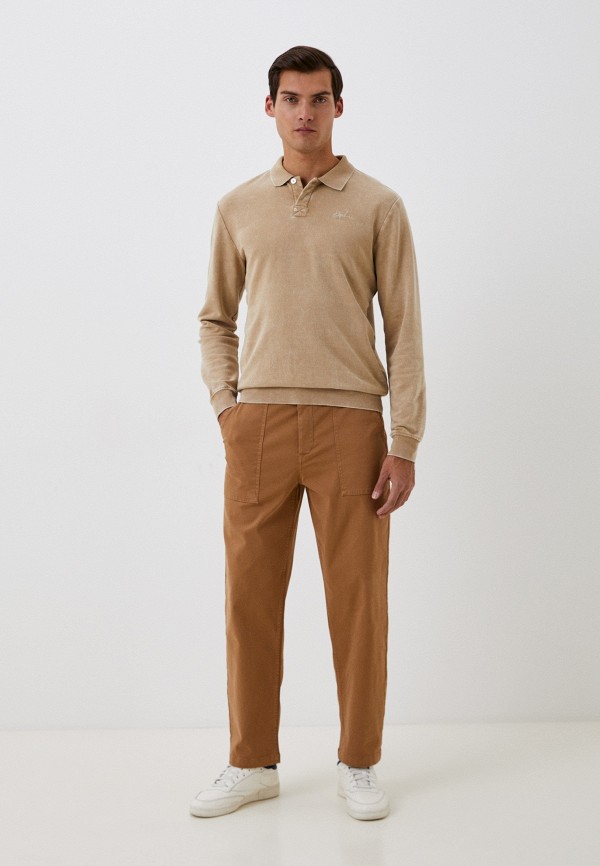 Брюки United Colors of Benetton коричневый, размер 50, фото 2