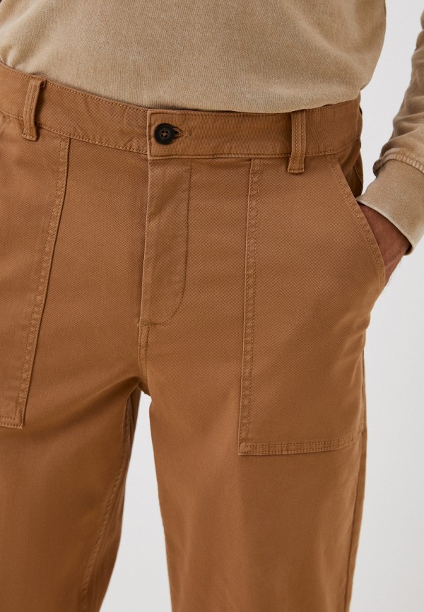 Брюки United Colors of Benetton коричневый, размер 50, фото 4