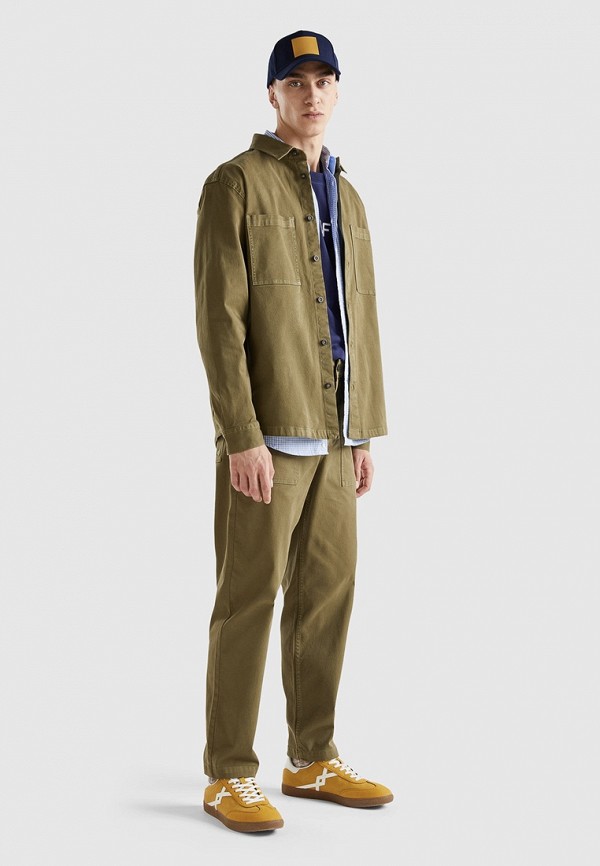 Рубашка джинсовая United Colors of Benetton хаки, размер 54, фото 2