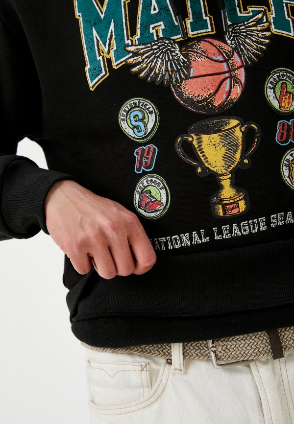 Худи Springfield черный, размер 50, фото 4