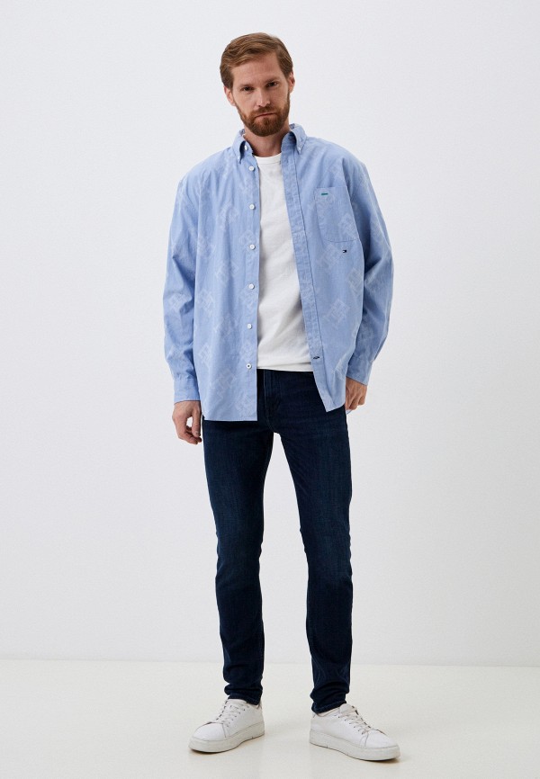 Рубашка Tommy Hilfiger голубой, размер 54, фото 2