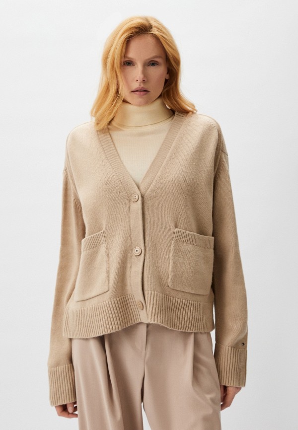 

Кардиган Tommy Hilfiger, Бежевый