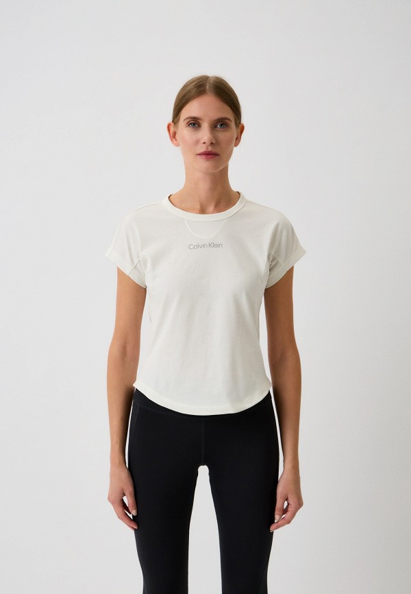 

Футболка спортивная Calvin Klein Performance, Белый, Ck Athletic HYBRID - SS T-Shirt
