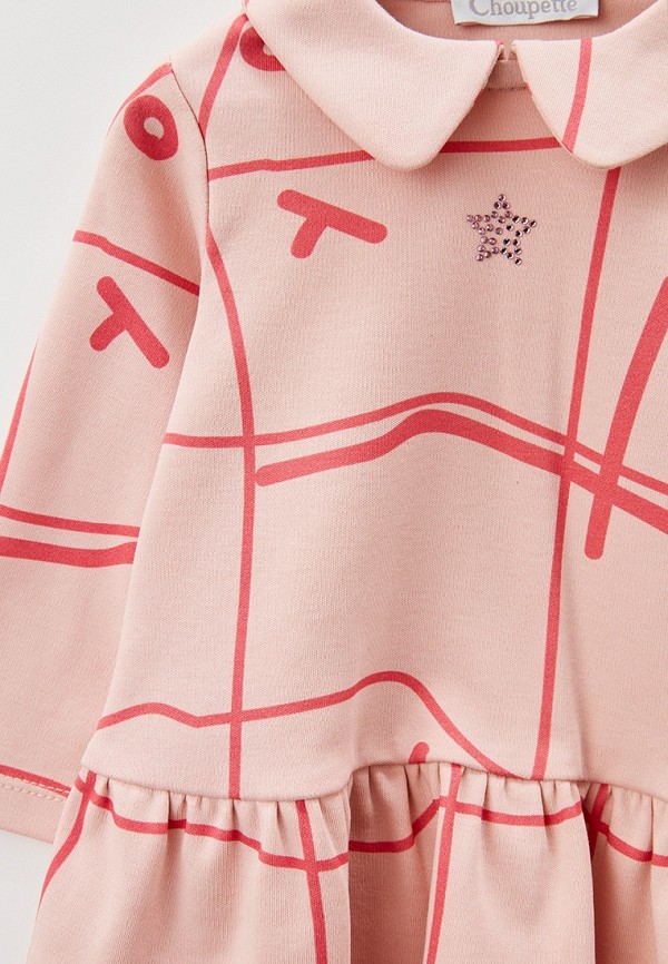 Платье Choupette розовый, размер 74, фото 3