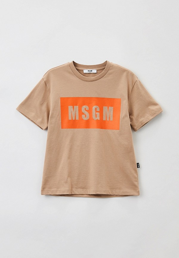

Футболка MSGM Kids, Бежевый