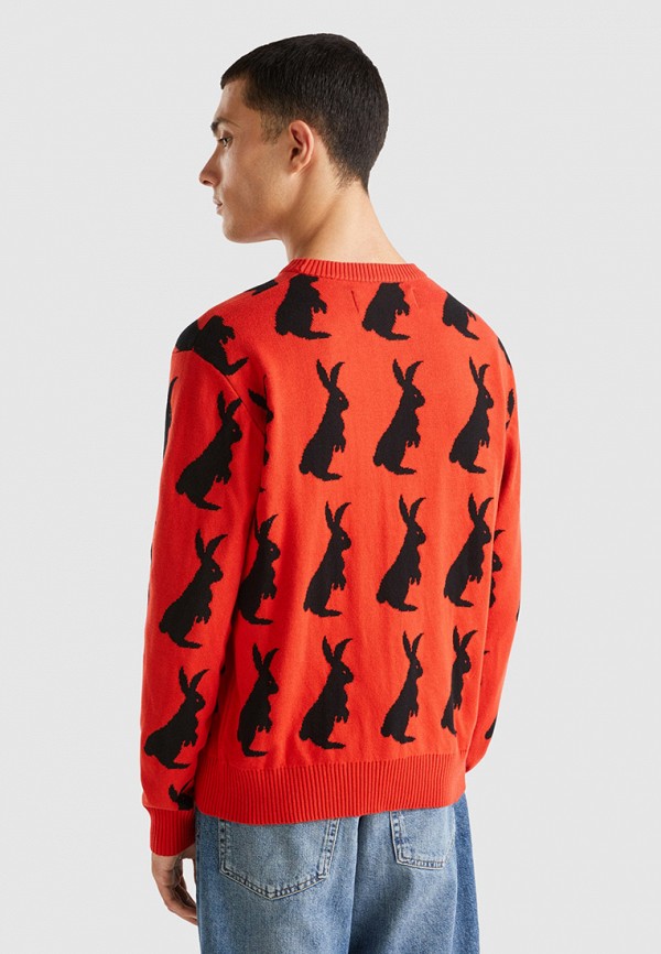 Джемпер United Colors of Benetton красный, размер 52, фото 3