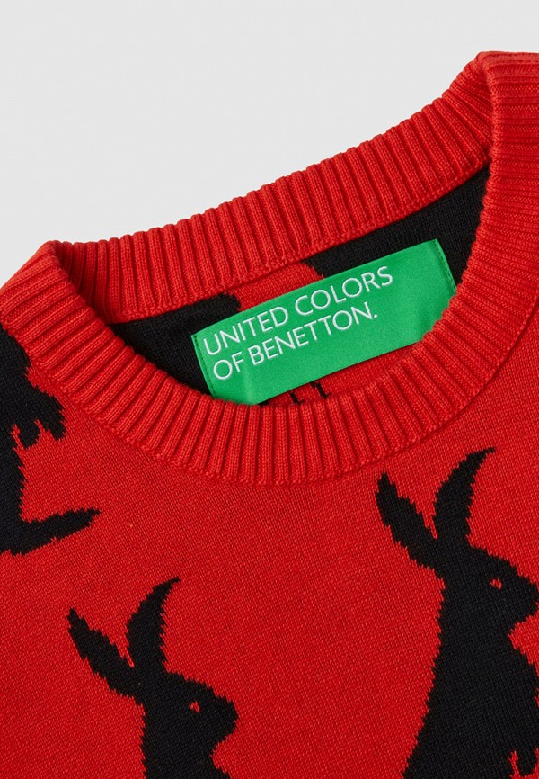 Джемпер United Colors of Benetton красный, размер 52, фото 4