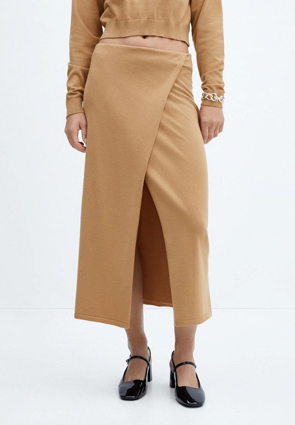 

Юбка Mango, Бежевый, PERCEBE