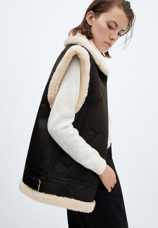 фото Жилет утепленный mango