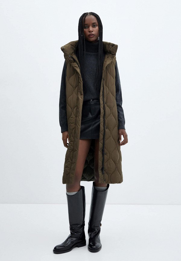 фото Жилет утепленный mango