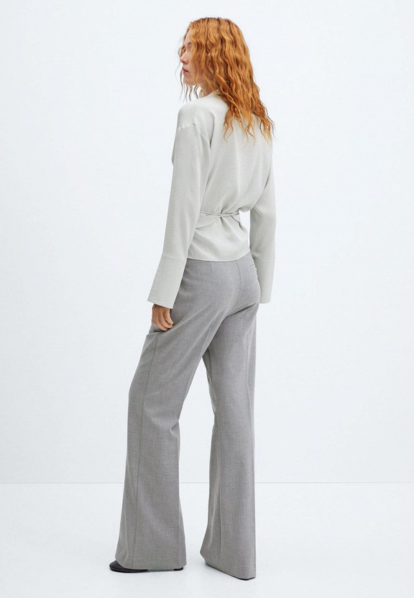 Блуза Mango серый, размер 44, фото 3