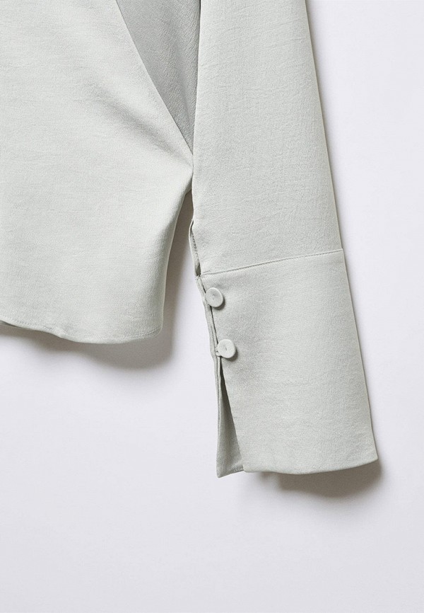 Блуза Mango серый, размер 44, фото 5