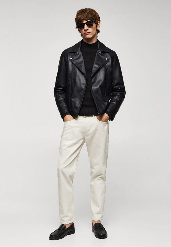 фото Куртка кожаная mango man