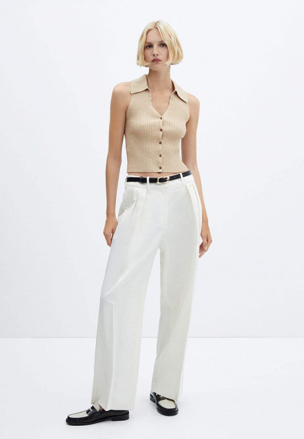 Жилет Mango бежевый, размер 48, фото 2